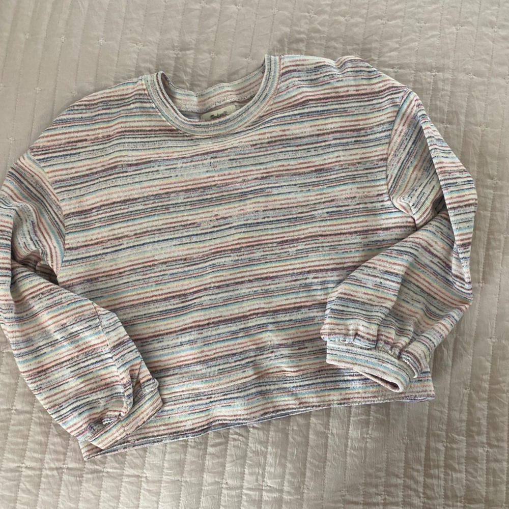 Madewell Striped Long Sleeve Top
